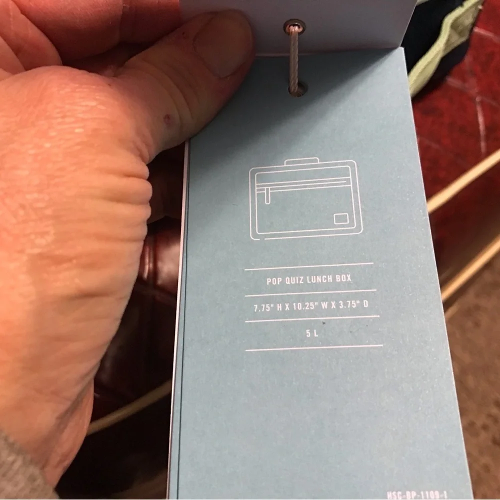 NWT Herschel Supply Pop Quiz Lunch Box